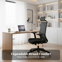Ergonomic Design Sled Base Mesh Chair Fixed Armrests Office Furniture Breathable posterior supportrest Indoor Seating Support for Students, Home Users, Guests, Study Room, Reception Area