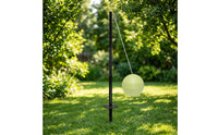 Outdoor Tetherball Game Set with Ground Anchor Allall-Inclusive Tetherball Set with Ground Anchor Long-Lasting Rust-Resistant for Beach