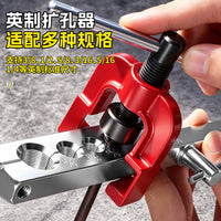Universal Copper Tube Flaring and Expanding Tool Multifunctional Metric and Imperial 3-Piece Set for Air Conditioning