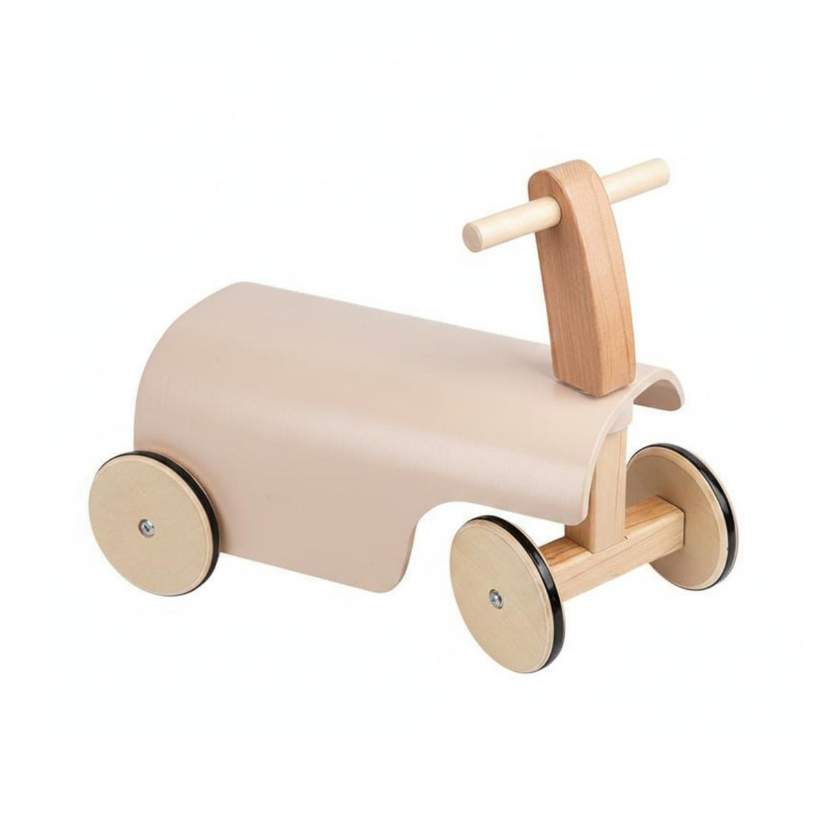 Wooden Balance Bike Motor Skills Infant Stability Helper Educational Wooden Infant Pusher for Infants, Young Children
