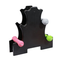 Tree Dumbbell Rack Multi-Compartment Dumbbell Storage Rack Organizer Holder Stand Compact