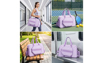 Large Capacity Pickleball Bag with Paddle Pocket Adjustable Shoulder Strap Pickleball Duffel Bag Portable High-Portability for Travel