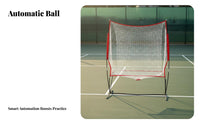 Tennis Practice Net Stable Frame Solo Practice Net Easy Storage Sports Training Equipment for Beginners, Advanced Participants, Outdoor, Backyard