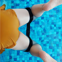 Swimming Leg Correction Strap Adjustable Breaststroke Training Strap 6 Cm Wide for Swimmers