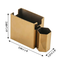 Napkin Holder, Napkin Stand, Gold, Stainless Steel, Modern Design, For Dining Table, Cafe, Restaurant Compatible