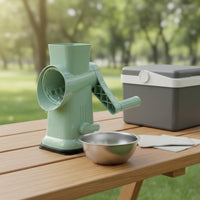 Manual Hand Crank Ice Crusher Food Grade Material Hand Crank Snow Cone Machine