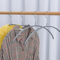 Extended Non-Slip Coated Hangers for Suits - Wet/Dry Use, Set of 10