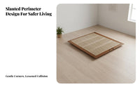 Nordic Inspired Headboardless Floating Bed Slatted Base Illuminated Floating Frame Minimalist design Bedroom Furniture Low silhouette for Small Space Dwellers, partners, Design aficionados, Apartment Living, Guest Room