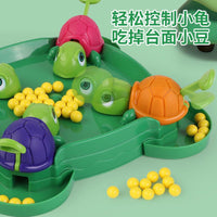 Turtle and Frog Bean Eating Game - Interactive Tabletop Game for Kids
