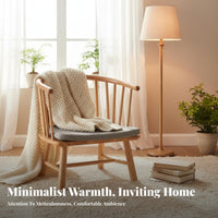 Japanese and Design Floor Armchair with Supportive Supportiverest Low Chair Space Saving Soft Pad for and Beverage Lovers