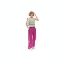 Highly Detailed Wide-Leg Pants Woman Figurine Hand Painted Miniature Girl Figure Scale Model Person for Sand Table Scene