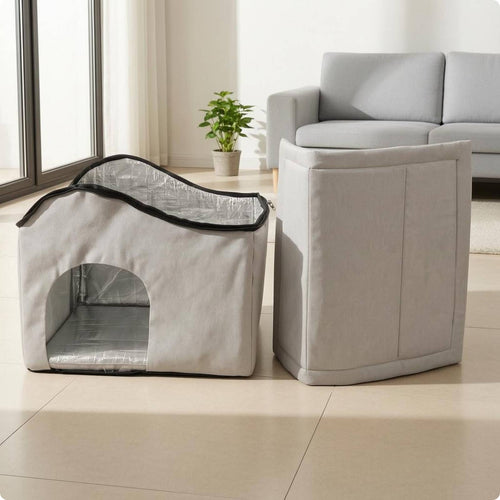 Air-Conditioned Cat House Indoor Outdoor Use Cooling Cat House for Dogs