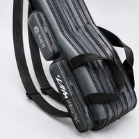 Rod Case Fishing Rod Small Items Fishing Bag 3-Layer Oxford Black Gray Shoulder Carry Handheld Zipper 2025