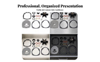 15 Pieces Metal Plate Replacement Gasket Set Easy to Organize Gasket and Seal Kit