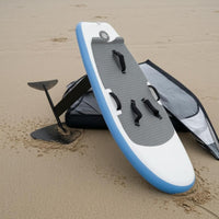 2 Pieces Inflatable Hydrofoil Board Textured Deck Surfboard and Hydrofoil Set Inflatable Surfboard Travel Friendly