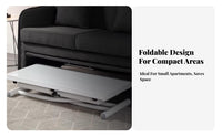 Transformable Coffee Table Space-Saving Household Furniture Two-in-a singleUse Height-Adjustable for Families, Students