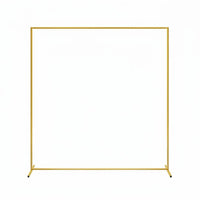 Square Metal Arch Frame Versatile Square Metal Backdrop Arch Simple Assembly Heavy Duty Party Backdrop for Outdoor