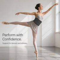 Breathable Ultra-Thin Waist Support Belt for Exercise and Dance, 17cm Narrow