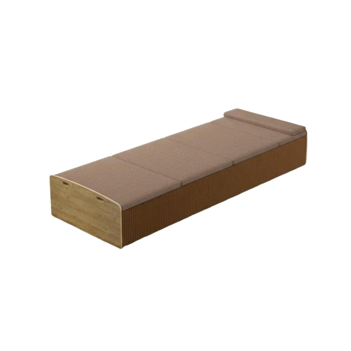 Foldable Paper Bed Multi-Functional Space-Saving Furniture Extendable No Assembly Required for Office Workers, Bedroom, Entryway