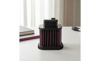 Motorcycle Air Intake Filter Pleated Air Filter with ABS Frame Compact Easy Installation for Motorcyclists, Garage Installs