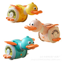 Electric Rotating Duck Toy for Baby Crawling with Sound and Light