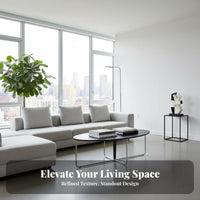 Oval Table with Metal Legs modernera Modern Oval Coffee Table with X-Base Minimalist Aesthetic Sturdy Construction for Renters