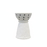 Ceramic Vase Artistic Shape Abstract Vase Handmade Texture Home Decor for Dining Table