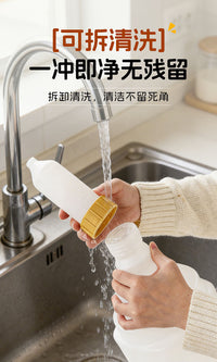 Large Capacity Hanging Squeeze Bottle, 3.5L/5.5L, PE, Square, for Thick Condiments