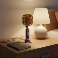 Mini Handheld Fan Compact Rechargeable Mini Fan 3 Speed Adjustable for Dorm Room