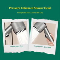 High Pressure Filtered Handheld Shower Head Adjustable Spray
