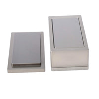 2x4in Rosin Press Pre-Press Mold Plate, Pure Aluminum