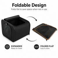 Petfield Car Dog Bed for Small Dogs, Washable Car Seat Cover