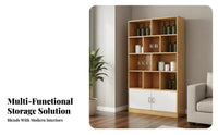 Large Capacity Floor Standing Wine Cabinet Stable Structure Living Room Storage Unit Good Load-Bearing Floor Standing Cabinet Long-Lasting Material for Tea Enthusiasts, Collectors, Office Workers, Home Bar, Study, Bedroom, Kitchen