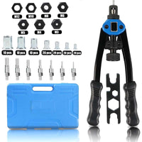 Manual Rivet Gun Kit 110pcs with Alloy Steel Body