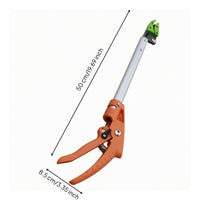 Long Handled Pruning Shear Straight Shaft Tree Trimmer Curved Grip Branch Loppers