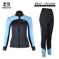 HP Bestdive 3.5MM/5MM男女海兔系列分体潜水服连体潜水衣水肺