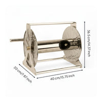 Stainless Steel Hose Reel Frame Large Capacity Garden Hose Reel Frame Mobile