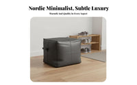 Round Pouf Nordic Design Cushioned Round Pouf Light Luxury Aesthetic for Parents