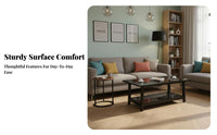 Minimalist Design Sofa and Coffee Table Set Small Space accommodating Reception Seating Business design Lounge Furniture Sturdy Frame for Interior Designers, Office Managers, homeowners, Waiting Room, Lobby