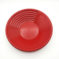 Gold Washing Pan, Lightweight 300g PP Material, Gold Sifting Classifier for Sepa #variant:Red