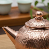 Handmade Copper Teapot Anti-Scald Handle Small Gongfu Tea Pot Great Gift