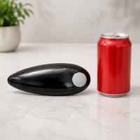 Automatic Electric Can Opener for Seniors, Cordless Easy-to-Use Kitchen Gadget Synthetic Material Side Cutting, Includes Manual Jar Opener