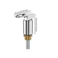 Adjustable salon shampoo faucet