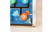 Multifunction Wooden Activity Toy with Clock Cognitive Wooden Hammering Toy Safe Whack-Acritter Game Colorful for Toddlers, Playroom, Classroom