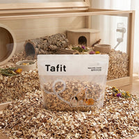 Low-Dust Hamster Bedding, Poplar and Fruit Wood Blend for Gerbils and Mice, Odor-Neutralizing Wood Chips, 1.2 kg Bulk Bag