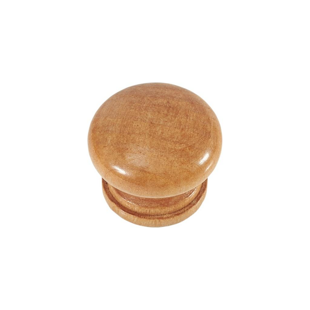 Wooden Cabinet Knob, Mushroom Shape Handle, Natural Wood