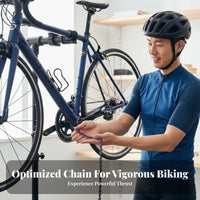 Cycle Chain High Durability Bike Chain Reusable Connecting Link Drivetrain Part for Mountain Bikers, Commuters, Competitive Workshop, Garage