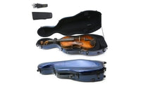Fiberglass Viola Case Molded Hard Shell Viola Case Heavy-Duty for Students