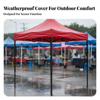 Commercial Stall Tent Foldable 4-Leg Rainproof Quick-Setup Canopy for Street Vendors, Outdoor Enthusiasts, Markets, Backyard, Campsite
