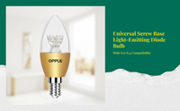 LED Candle Bulb 2700K Warm Light